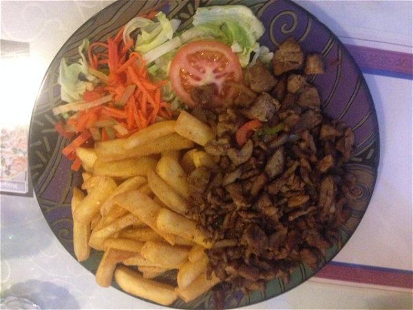 Schotel lamsreepjes speciaal