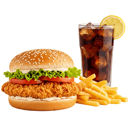Crispy Chicken Burger menu’s 
