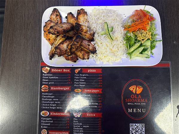 Schotel gegrilde kippenvleugels