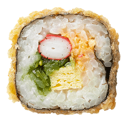 Gefrituurde sushi rol California