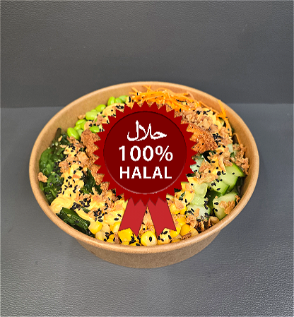 *NIEUW* Pokebowl Halal Krokante Kip