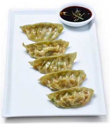 Gyoza groenten vegen
