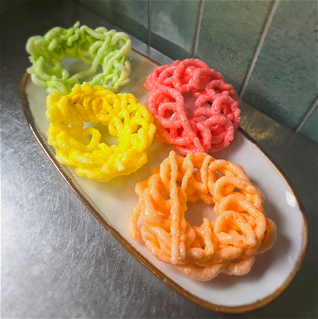 Kroepoek bloemen