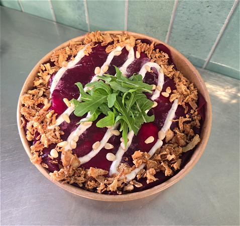 Pokebowl bieten carpaccio 