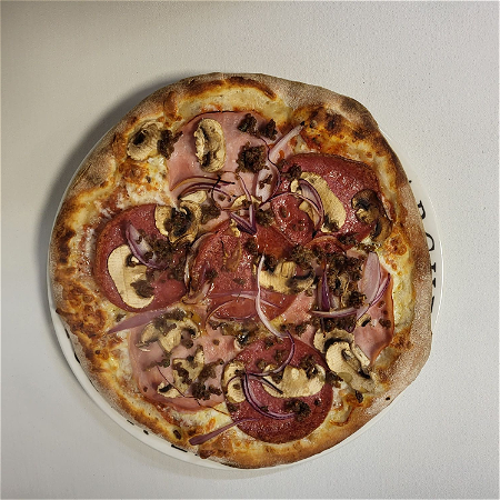 Pizza Onestà specialità vlees