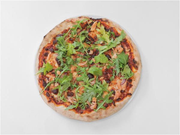 Pizza salmone
