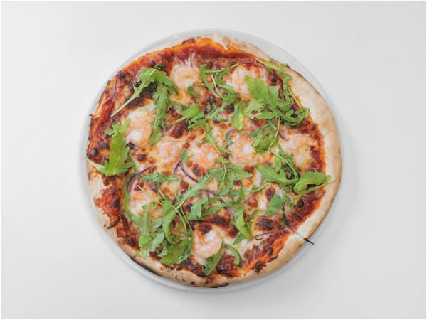 Pizza gamberetti