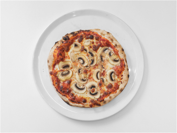 Bambino pizza funghi