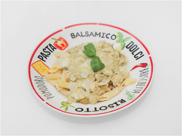 Pasta pollo e pesto