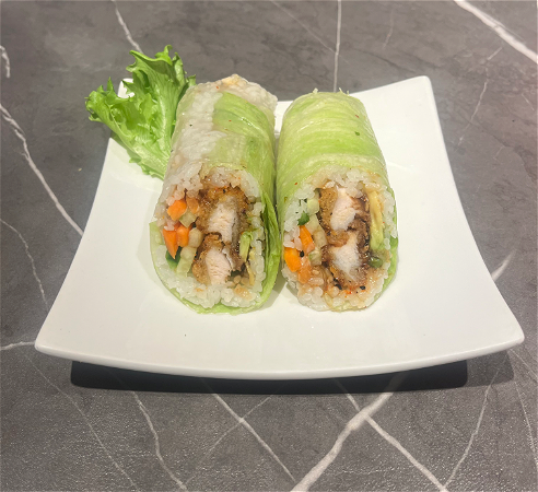 Chicken sushi wrap