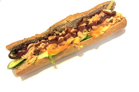 Broodje Pulled Chicken