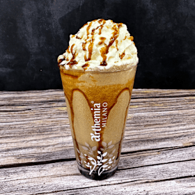 Frozen cappuccino caramel
