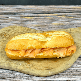 Broodje gerookte zalm