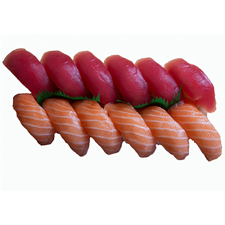 nigiri zalm en tonijn box