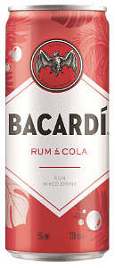 Blikje Bacardi Rum Cola