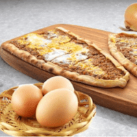 Kiymali yumurtali pide