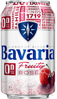 Bavaria fruit rose 0.0 alcohol  vrij