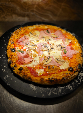 Pizza prosciutto ai Funghi