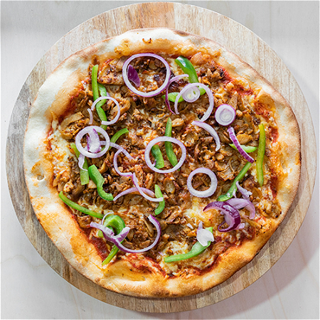 Pizza chicken kebab speciale 32cm