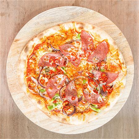 Pizza hot vulcano 32cm