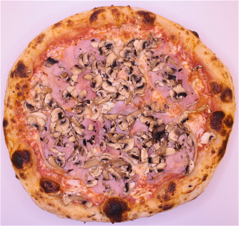 Pizza Funghi e Prosciutto