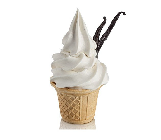 Vanilla softijs