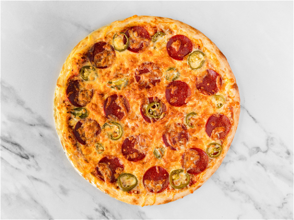 Pizza pittige pepperoni