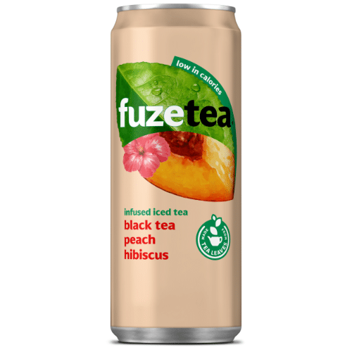 Fuze Tea Black Ice Tea Peach Hibiscus