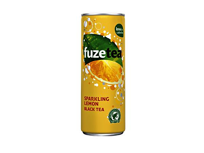 FuzeTea Sparkling/lemon blikje 0.25l