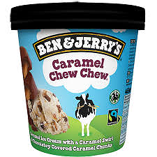 Ben & Jerry's 465ml Caramel Chew Chew