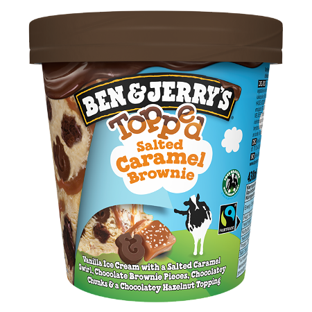 Ben & Jerry's Topped Salted Caramel Brownie