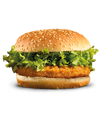 Crunch chicken burger