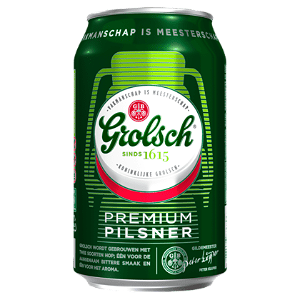Blikje bier Grolsch