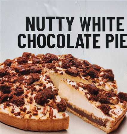 Nutty white chokolate pie
