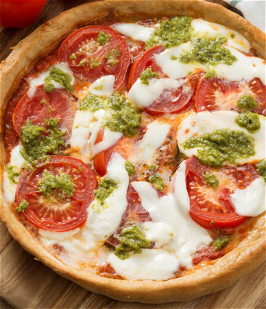 Pizza pesto