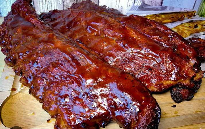 Spareribs van het houtskool 750g