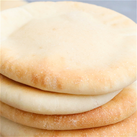 Pita gesmolten kaas