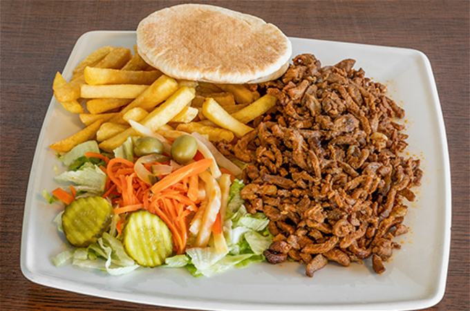 Shoarma schotel