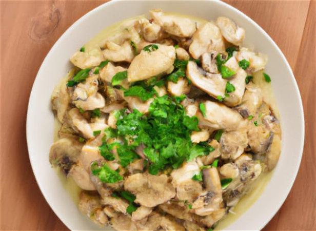 Pollo alla fungi schotel