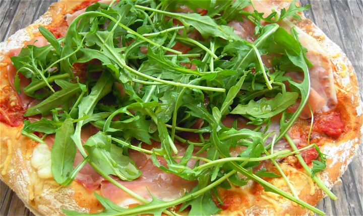 Pizza rucola gorgonzola