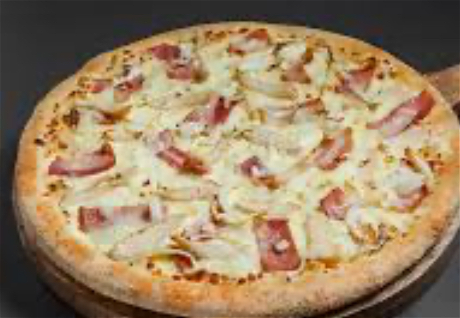 Pizza carbonara