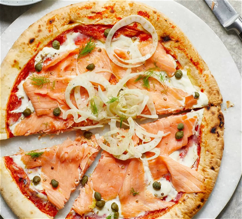 Pizza zalm 
