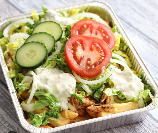 Kapsalon crispy chicken
