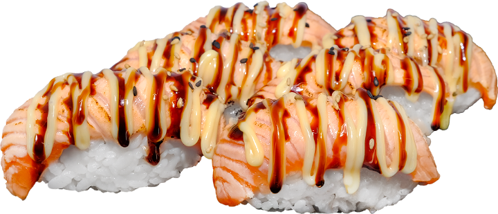 Flamed Zalm Nigiri