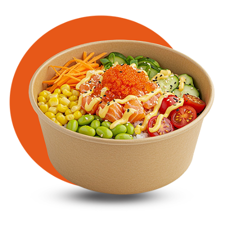Poké bowl zalm