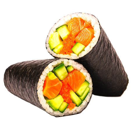 salmon burrito 