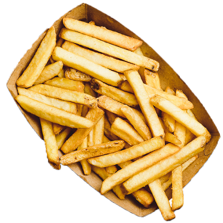 Skin-on potato fries