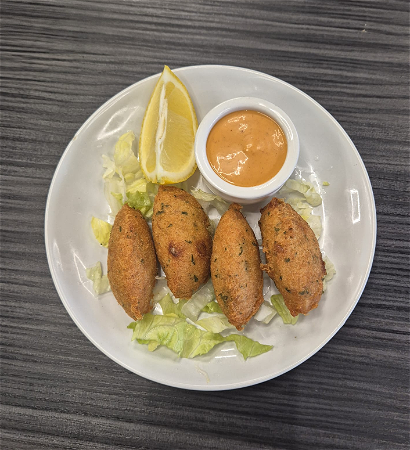 Portugese Pastel de Bacalhau  (4 stuks)