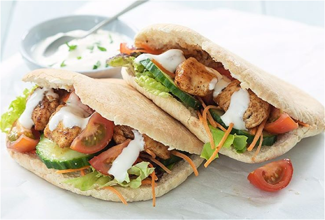 Pita broodje falafel