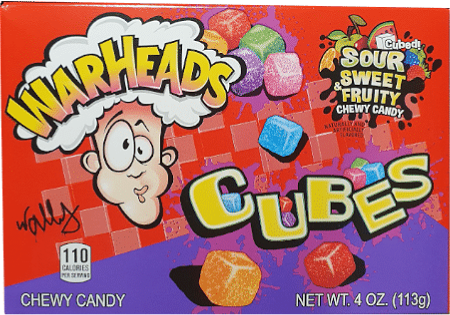 Warheads Chewy Cubes Box